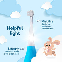 BRUSHBABY BabySonic Blue Electric Toothbrush 0-3 yrs_4