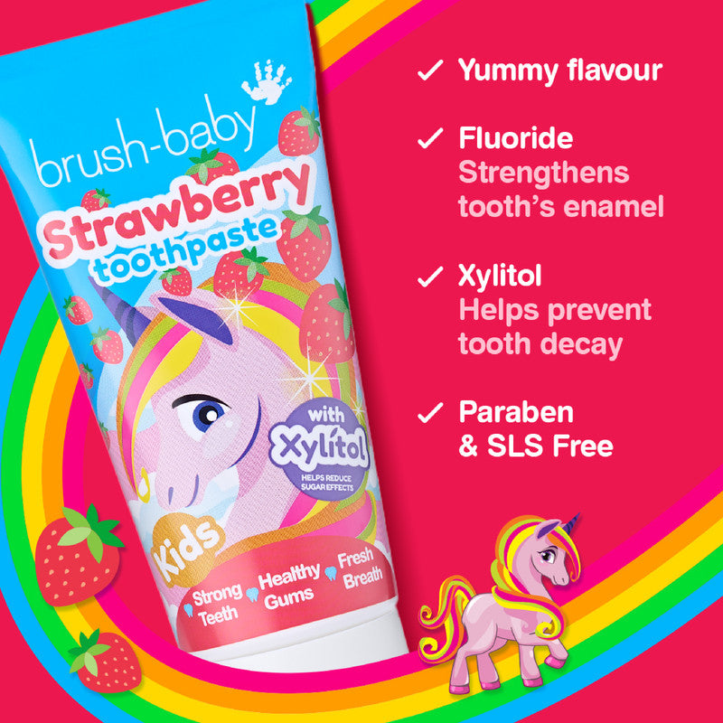 Strawberry Toothpaste 50ml 3+ years 