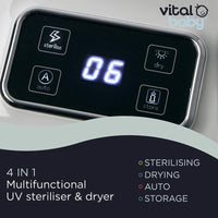 Vital Baby Nurture Pro UV Steriliser & Dryer, White, Adult_6