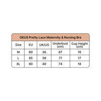 Okus - New Pretty Lace Maternity & Nursing Bra Pink_4