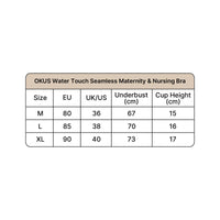 Okus -  Water Touch Seamless Maternity and Nursing Bra Beige_4