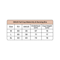 Okus - New Full Cup Maternity & Nursing Bra Black_4