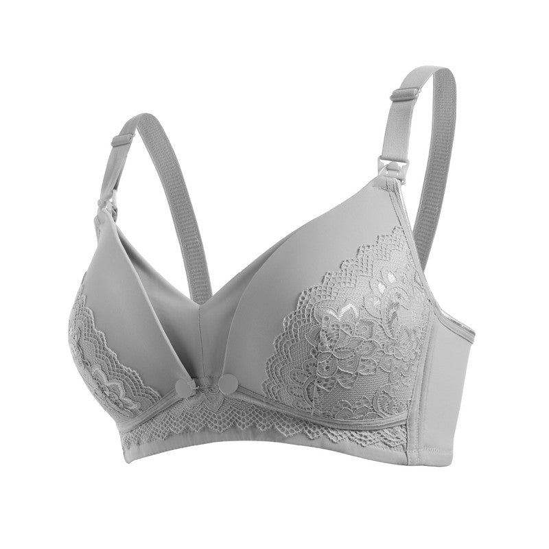 Okus - Full Cup Maternity & Nursing Bra Light Grey