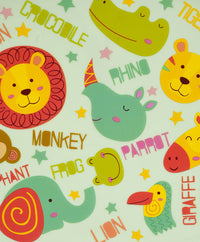 Bonfino Lunch Box, Leak-Resistant Seal, Food-Grade PP and Silicone, Durable, Animal Theme, 3 Years+, 1100 mL, 21.8 x 21.1 x 7.5 cm - Green_8