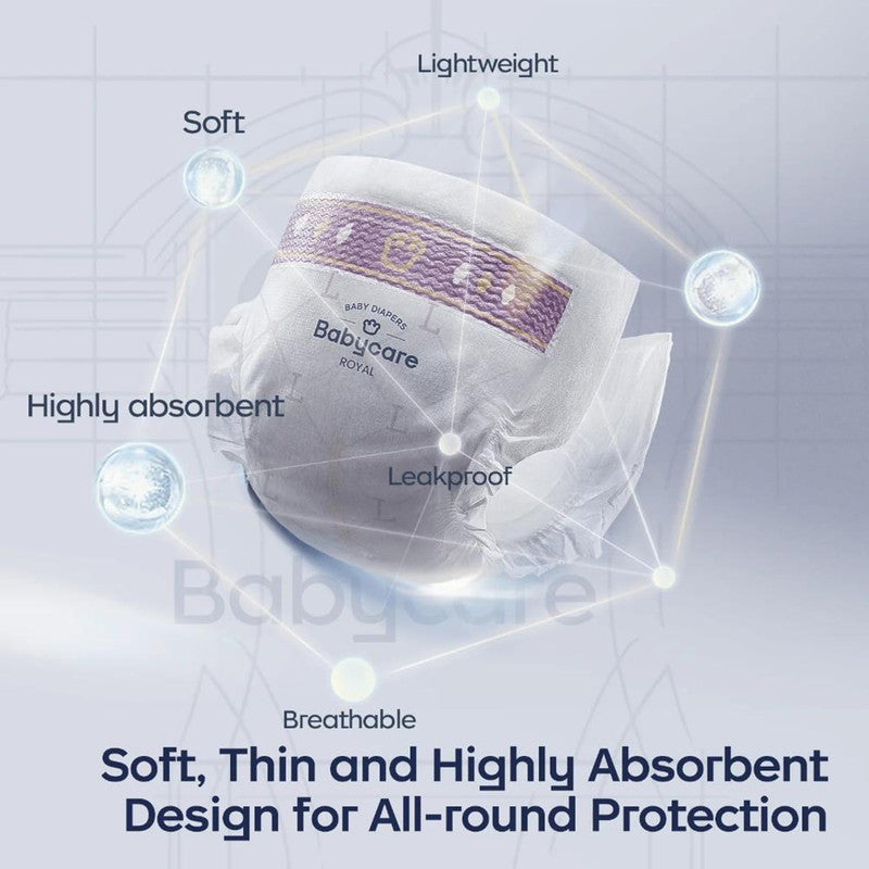 Babycare Royal Baby Diaper Pants, Size 4, 9-14 kg, Super Mega Pack, 152 Pieces