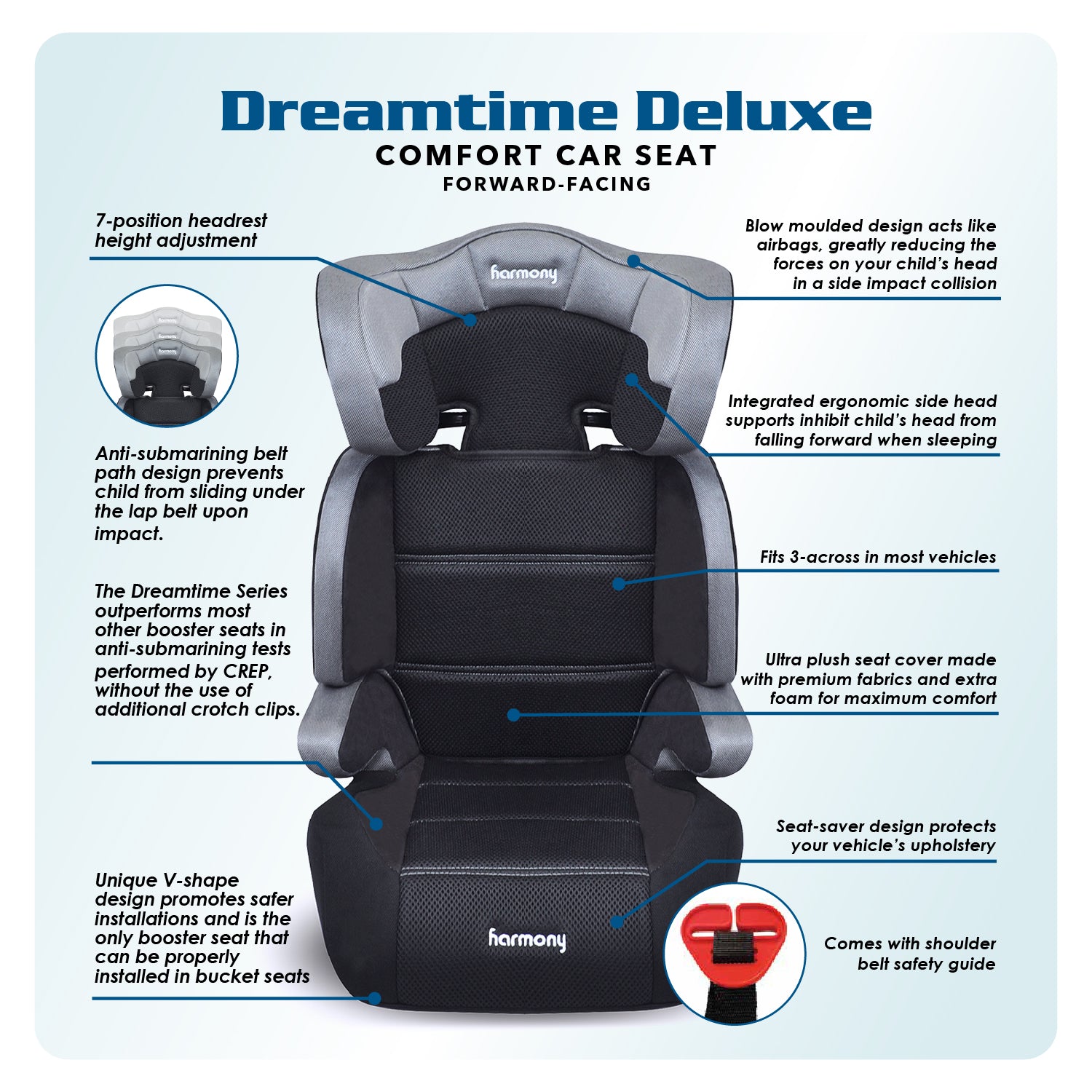 Harmony Dreamtime Deluxe Comfort Booster Seat