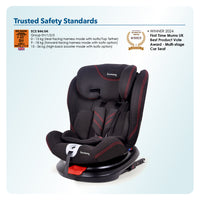 Harmony Freestyle Deluxe 3-in-1 Car Seat WITH ISOFIX & TOP TETHER_2
