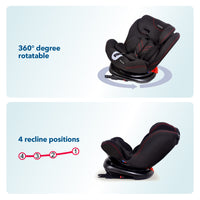 Harmony Freestyle Deluxe 3-in-1 Car Seat WITH ISOFIX & TOP TETHER_5