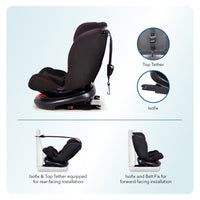 Harmony Freestyle Deluxe 3-in-1 Car Seat WITH ISOFIX & TOP TETHER_6