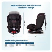 Harmony Freestyle Deluxe 3-in-1 Car Seat WITH ISOFIX & TOP TETHER_7