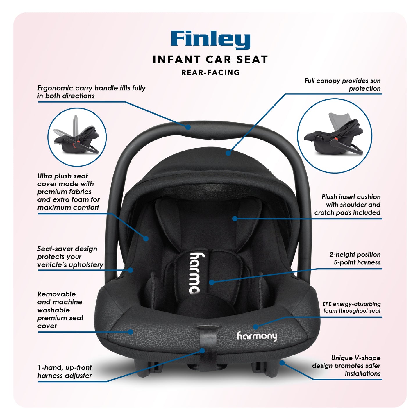 Harmony Finley Infant Car Seat
