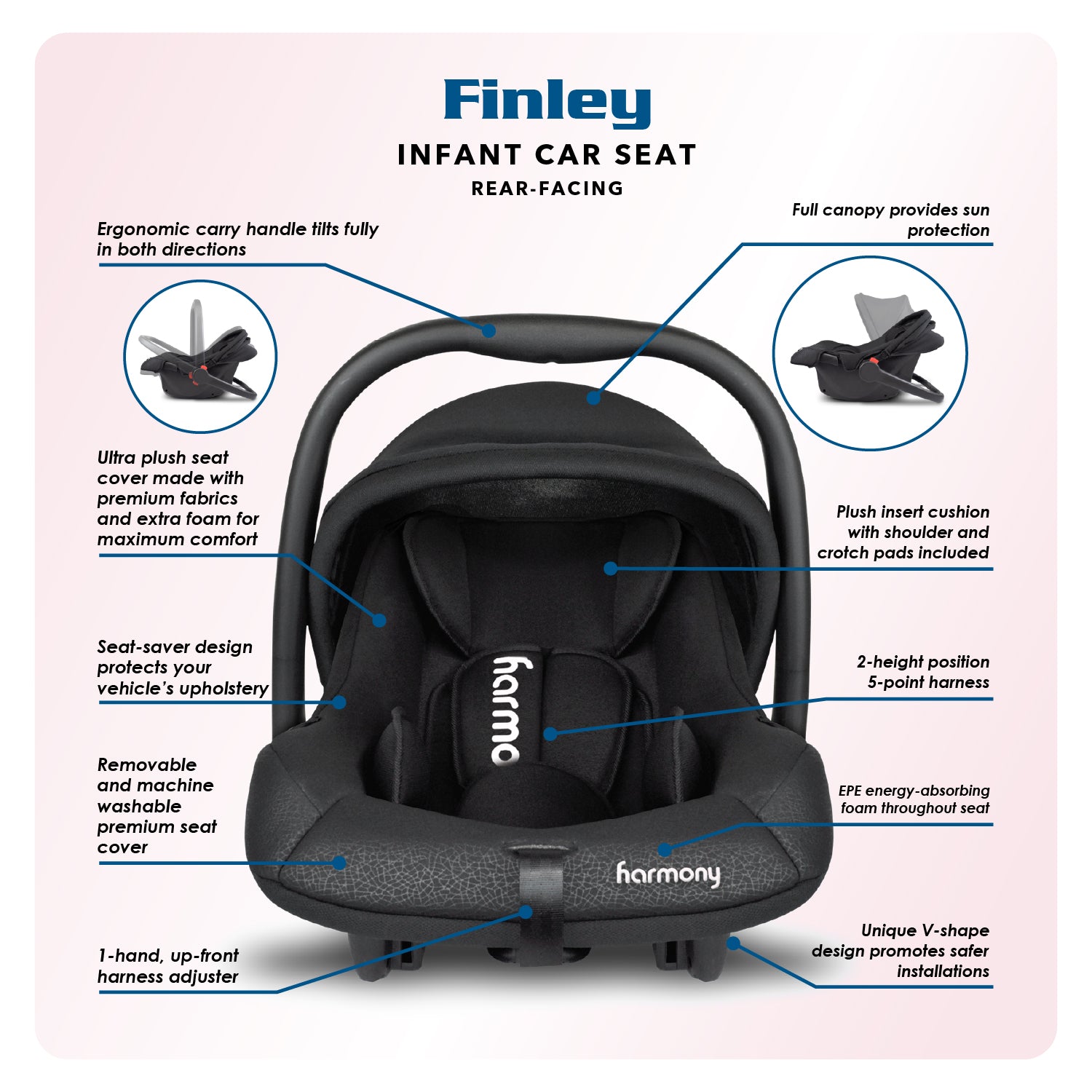 Harmony Finley Infant Car Seat