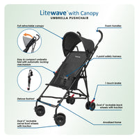 Harmony Litewave with Canopy Umbrella Pushchair_7