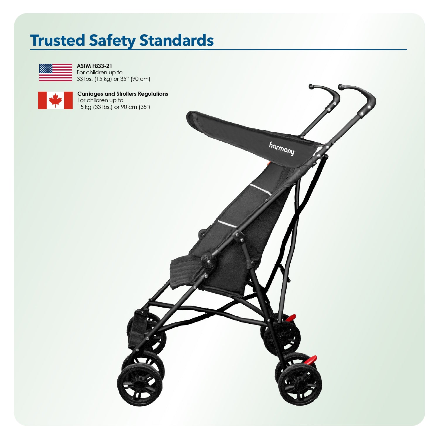 Harmony Versa Umbrella Fold Luxury Stroller