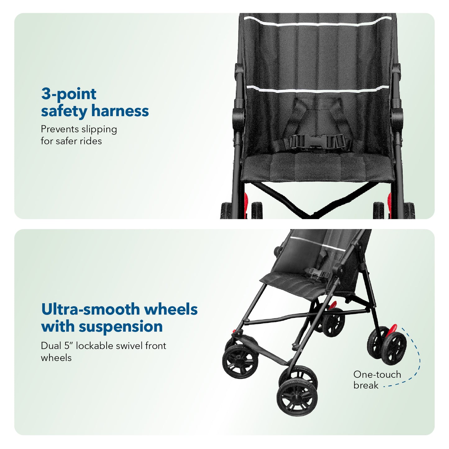 Harmony Versa Umbrella Fold Luxury Stroller
