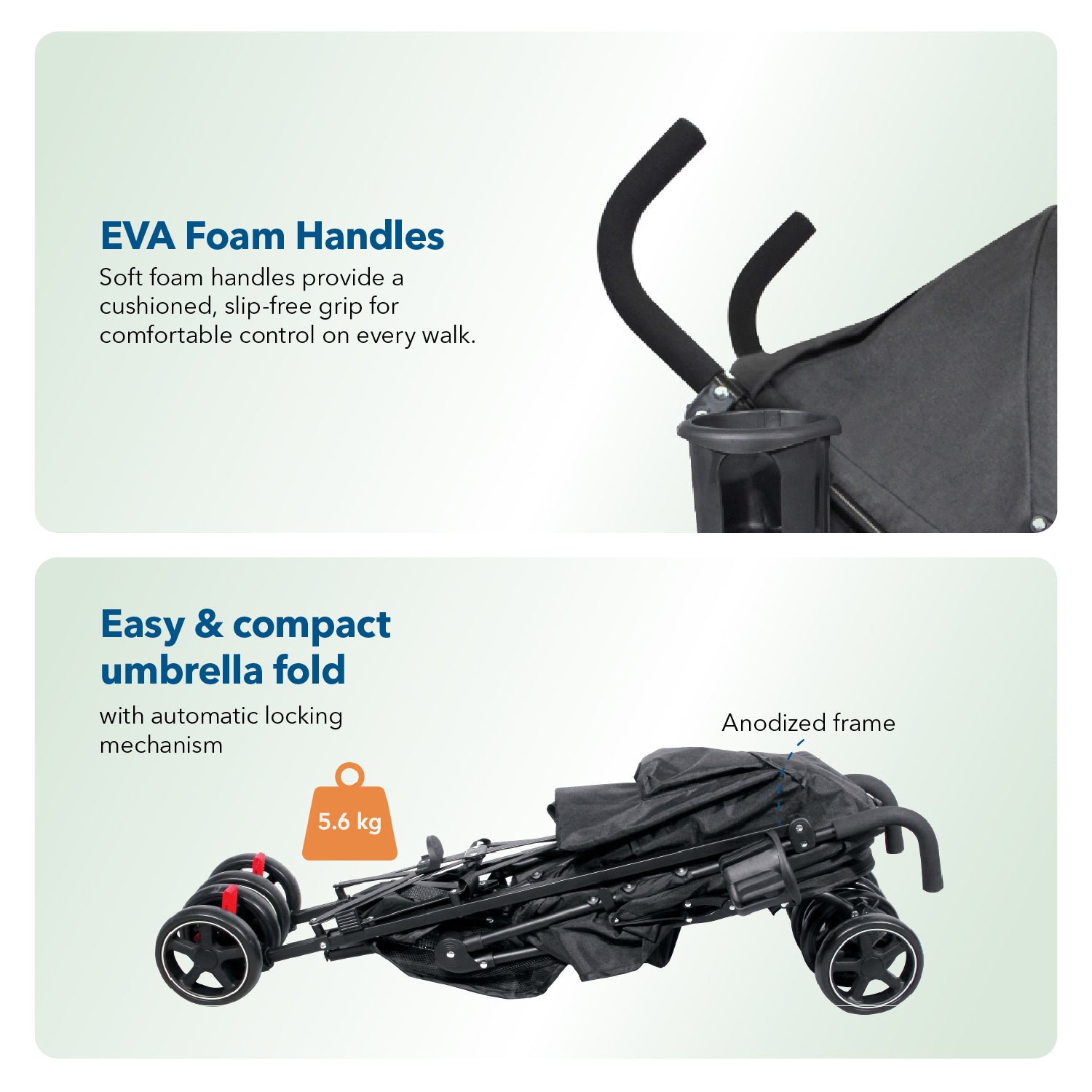 Harmony  Aspire Deluxe 
Umbrella Fold Stroller