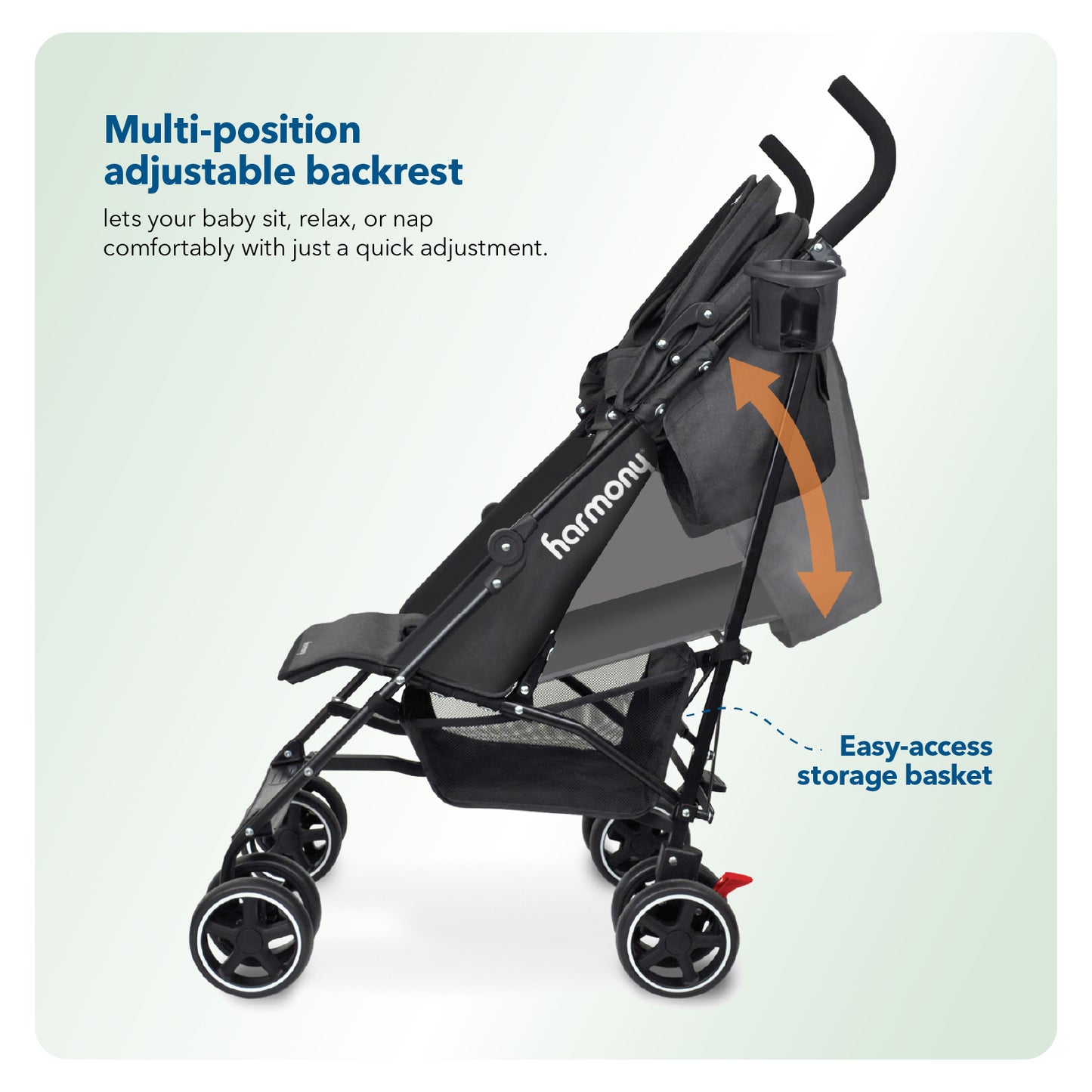 Harmony  Aspire Deluxe 
Umbrella Fold Stroller