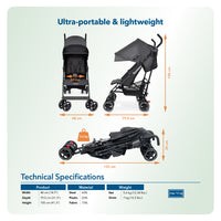 Harmony  Aspire Deluxe 
Umbrella Fold Stroller_7
