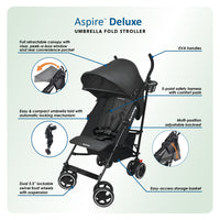 Harmony  Aspire Deluxe 
Umbrella Fold Stroller_8