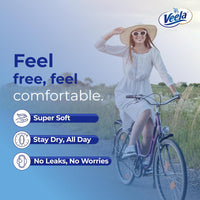 Veela Cushion Soft Maxi Pads for Women - Ultra-Soft, Breathable, and Leak-Proof Sanitary Napkins, Heavy Flow Feminine Hygiene Pads| (LONG, 60, count) Value Pack_9