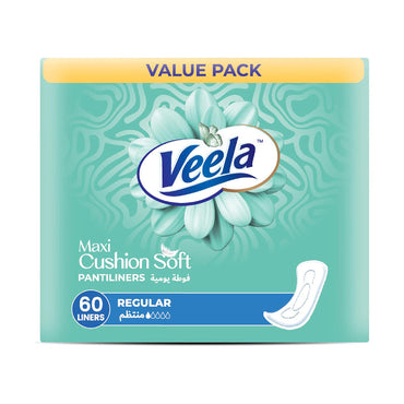 /arveela-cushion-soft-pantiliners-ultra-soft-breathable-leak-proof-daily-feminine-hygiene-protection-and-everyday-freshness-regular-60-count-value-pack