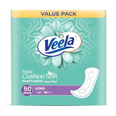 /arveela-cushion-soft-pantiliners-ultra-soft-breathable-leak-proof-daily-feminine-hygiene-protection-and-everyday-freshness-long-50-count-value-pack