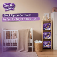 Cushion Soft Baby Diapers Size 6 (20 Count) – Super Soft Cover, Stretchy Fit, Leak Guard, Quick Absorb Core, Hypoallergenic, for 16 kg + / 35+ lbs Babies_6