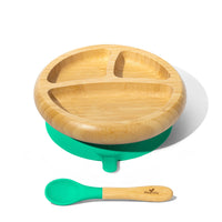Avanchy - Bamboo Suction Classic Plate + Spoon GN_1