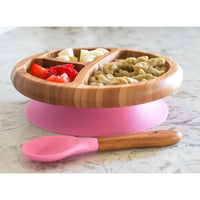 Avanchy - Bamboo Suction Classic Plate + Spoon PK_5