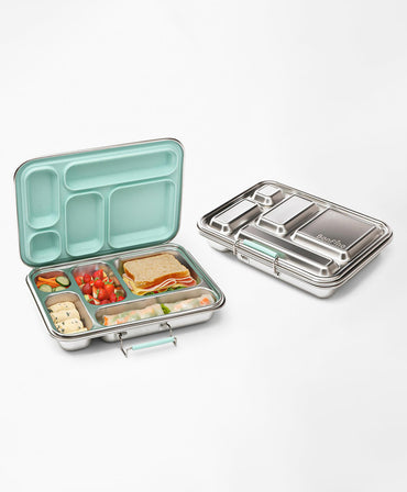 /arbonfino-stainless-steel-bento-lunch-box-5-compartments-food-grade-bpa-free-leak-resistant-26x18-5x5cm-895ml-3-years-green
