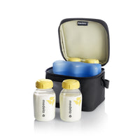 Medela Cooler Bag with 4 Bottles | Keep Milk Cool | Easy to Carry | Stylish Design for Working Mothers_1