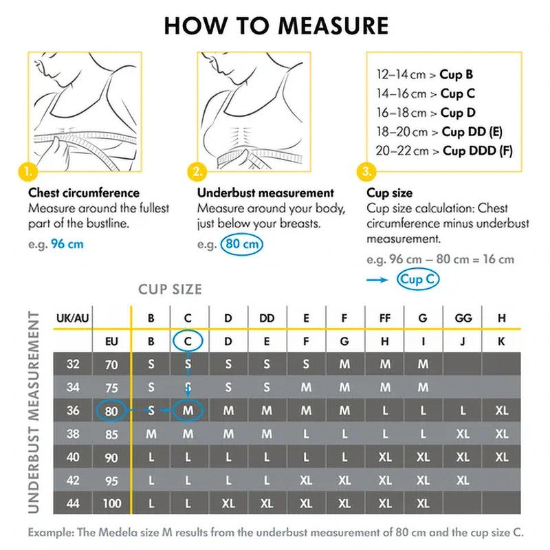 Medela - Easy Expression Hands-Free Pumping Bra Black