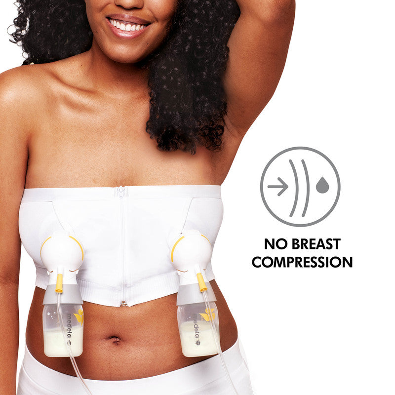 Medela - Easy Expression Hands-Free Pumping Bra White