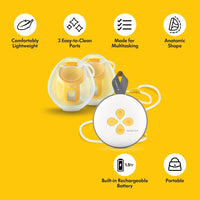 Medela Swing Maxi Hands-Free Double Electric Breast Pump - USB Charger_3