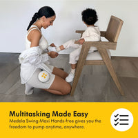 Medela Swing Maxi Hands-Free Double Electric Breast Pump - USB Charger_4