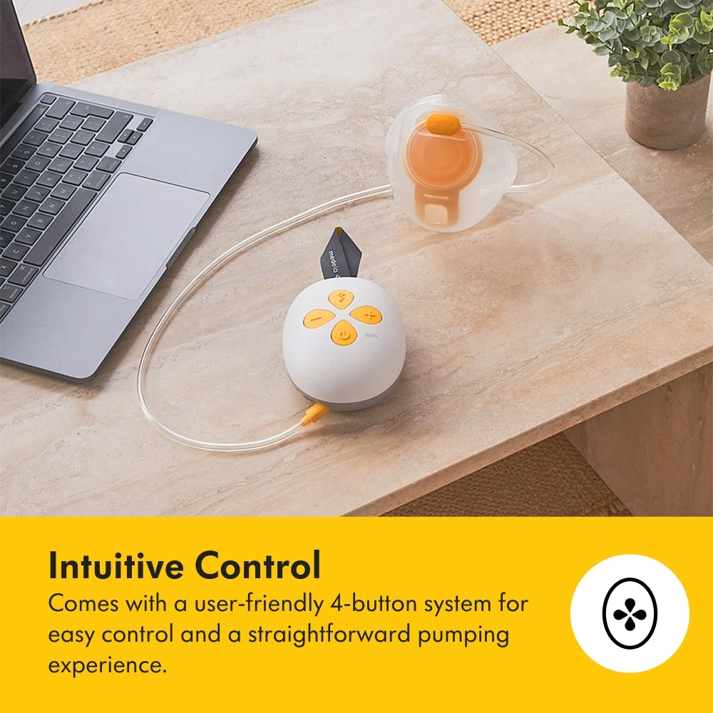 Medela Solo Single Electric Breast Pump Compatible with Medela Family App