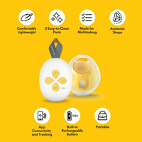 Medela Solo Single Electric Breast Pump Compatible with Medela Family App_3