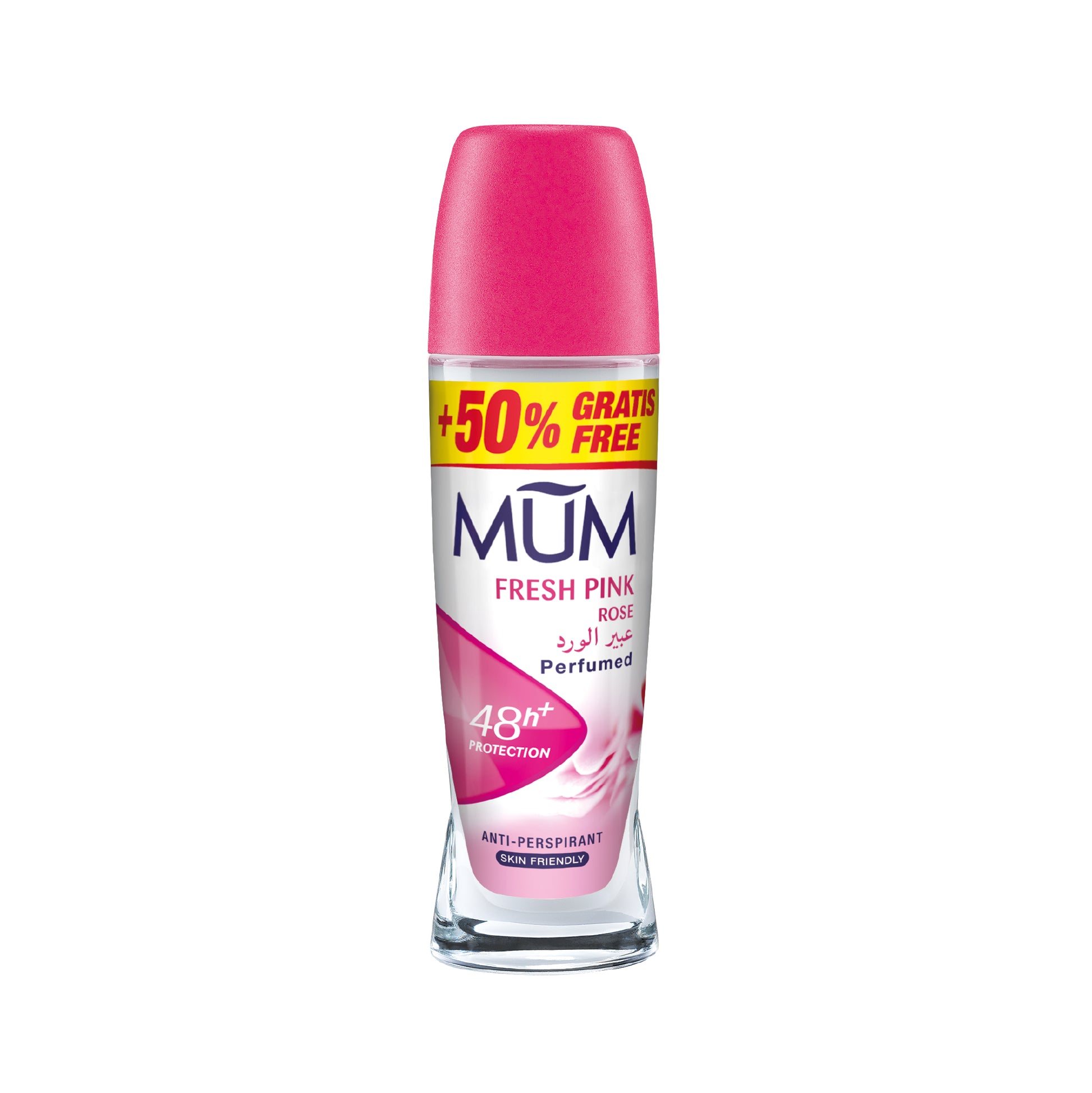 Mum - Deodorant Roll - on 75 ml  - Fresh Pink Rose
