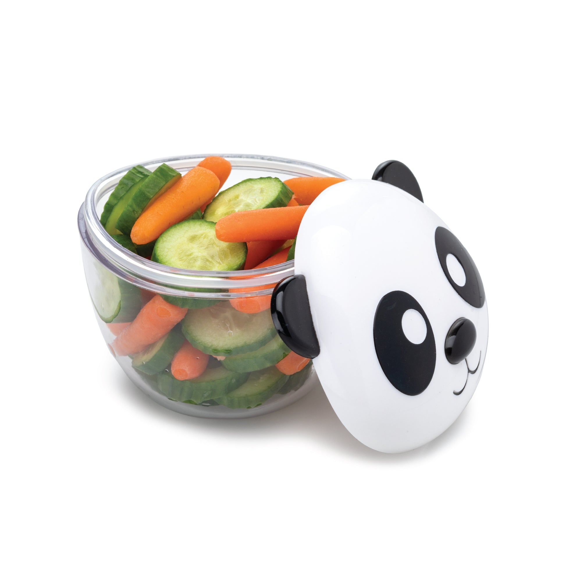 Melii Panda Snack Containers with Lids - Safe and Playful Food Storage for Toddlers and Kids