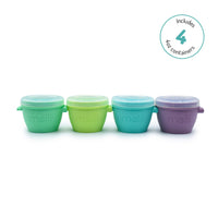 Melii Silicone Snap & Go Pads, Food Storage Container 4 oz, 4 pcs_1