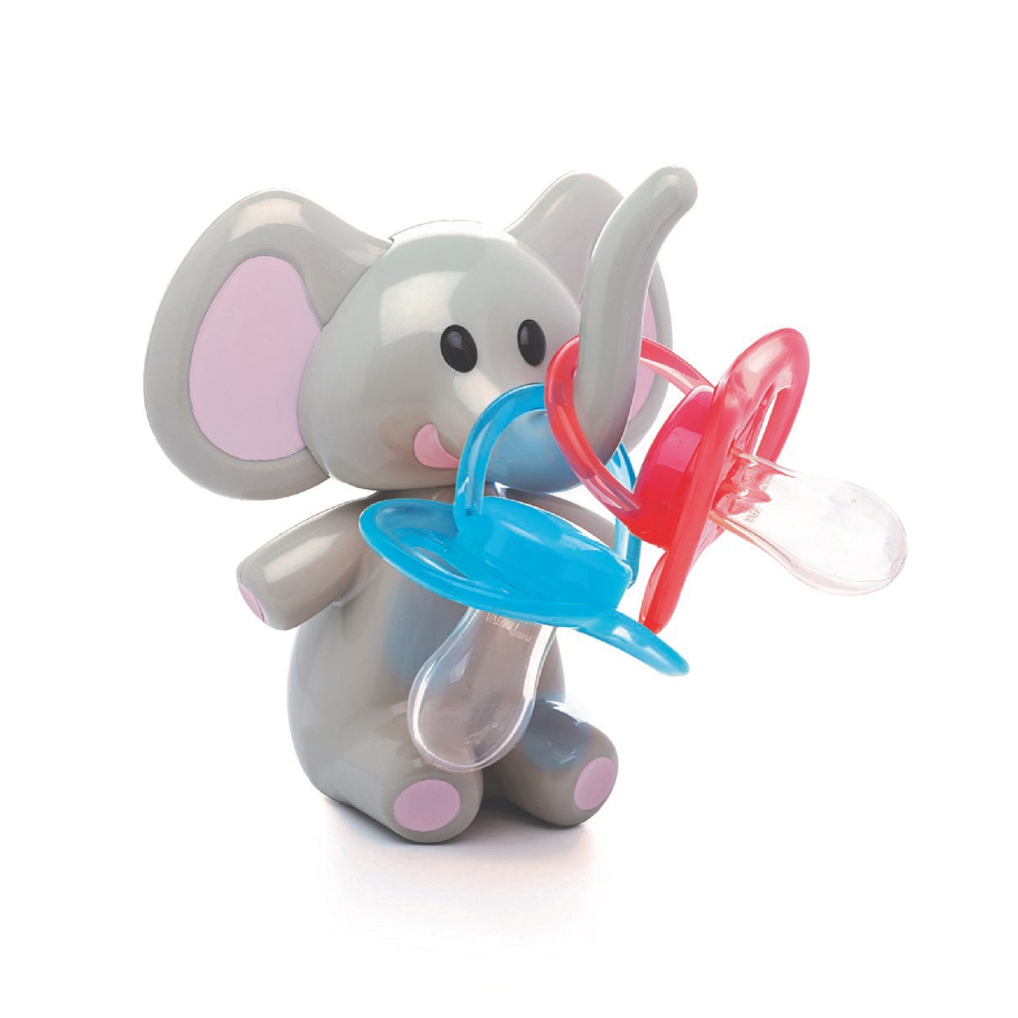 Melii Elephant Pacifier Holder - Adorable and Practical Baby Pacifier Storage with Innovative Suspension System and BPA-Free Safety