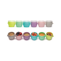 Melii Snap & Go Pods - Airtight & Leakproof Baby Food Containers - Baby Food Storage Pods for Effortless Mealtime, 2oz, Set of 6_2