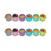 Melii Snap & Go Pods - Airtight & Leakproof Baby Food Containers - Baby Food Storage Pods for Effortless Mealtime, 2oz, Set of 12_4