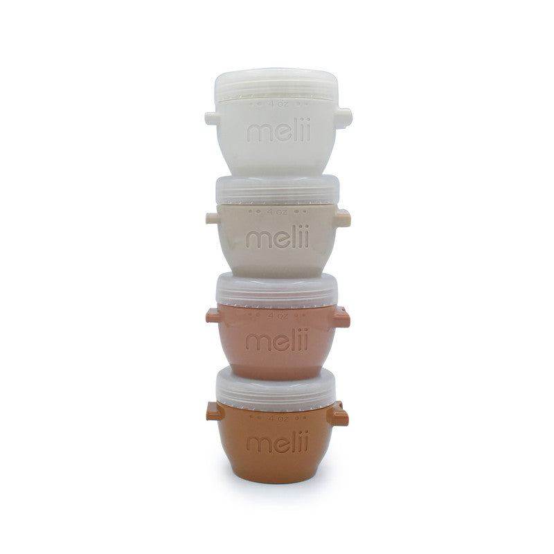 Melii Snap & Go pods 4oz 4pcs Neutrals