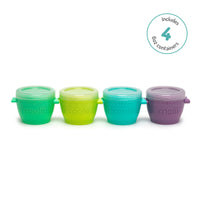 melii Baby Food Containers - Versatile Multi Colored Pods for Portioning, Snacking, and Beyond - BPA Free, Airtight, Stackable for On-the-Go Convenience. Perfect for Babies, Toddlers, Kids_1