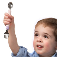 Melii Detachable Spoon & Fork Combo - Portable Baby and Toddler Travel Utensils Set for Mess-Free On-the-Go Feeding_4