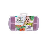 melii Baby Food Prep Silicone Tray with Lid - BPA-Free, Versatile, Stackable for Convenient Freezing and Odor Protection_1