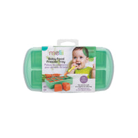 melii Baby Food Prep Silicone Tray with Lid Mint - BPA-Free, Versatile, Stackable for Convenient Freezing and Odor Protection_1
