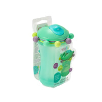 Melii Spin Sippy Cup Mint - Fun & Educational Transition Straw Bottle for Babies, Toddlers, Kids - Spill Proof, Easy to Hold, BPA-Free,  Ideal for On-the-Go Hydration_1