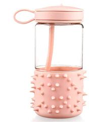 Melii - Spikey Water Bottle 17 oz Coral